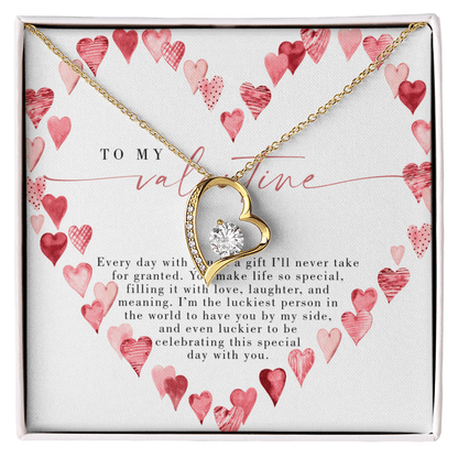 To My Valentine, Valentine's Day Necklace