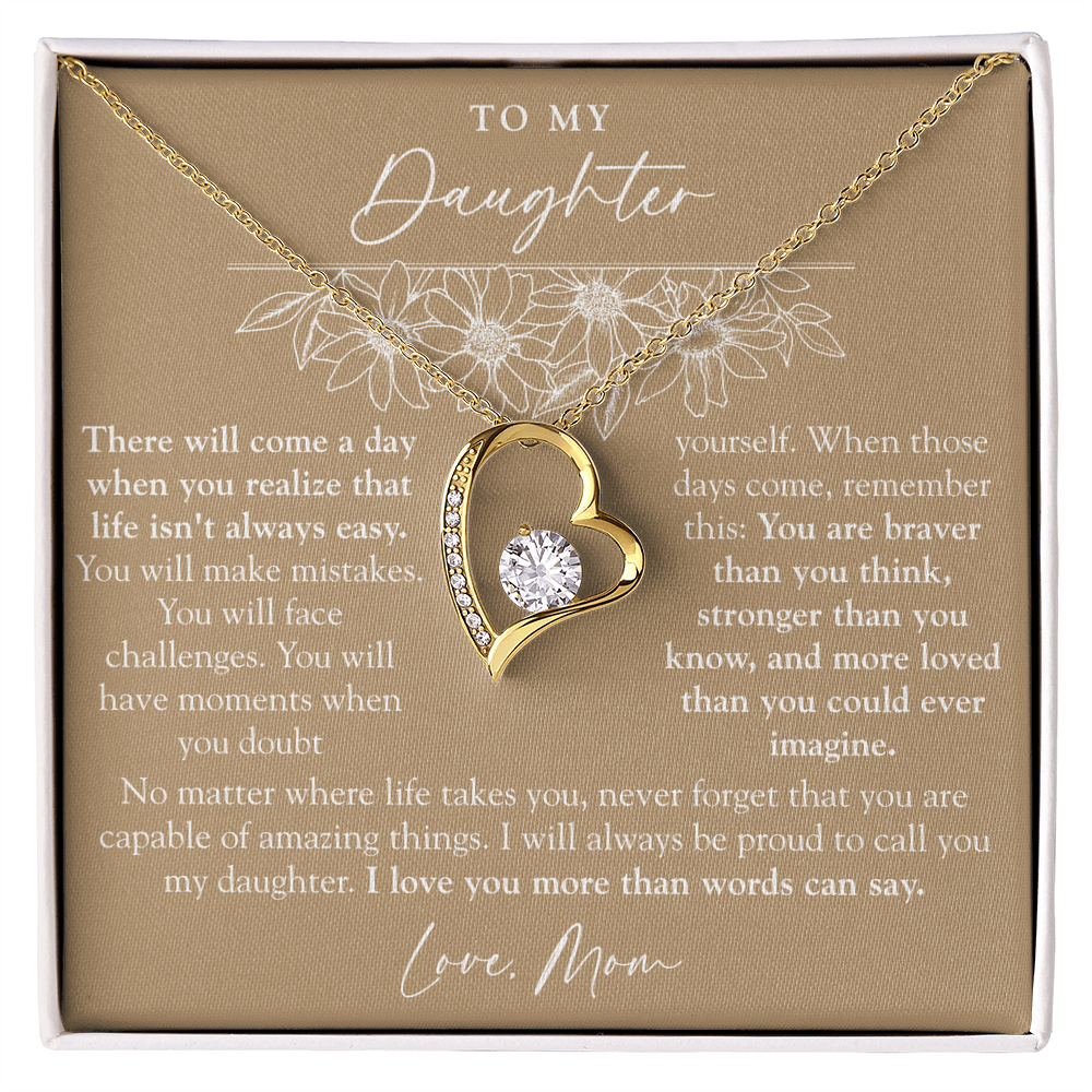 To My Daughter From Mom | Braver Than You Think Sunflower