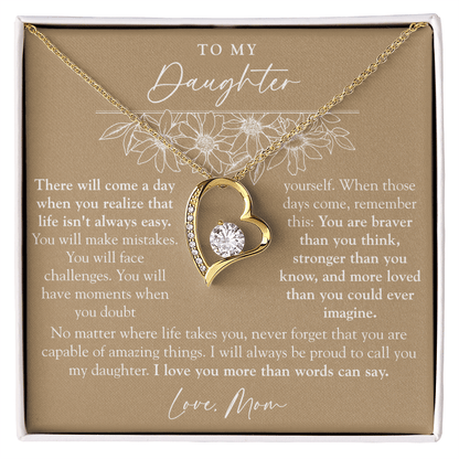 To My Daughter From Mom | Braver Than You Think Sunflower