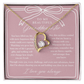 To My Granddaughter | My Heart is Always With You Necklace Blush