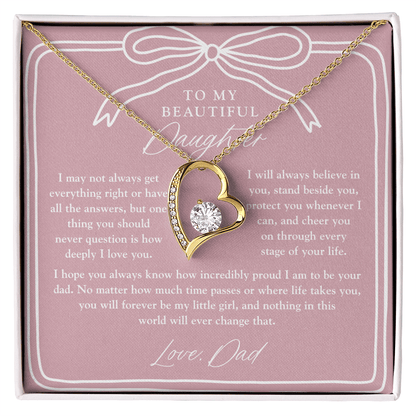 To My Daughter | Forever My Little Girl Blush