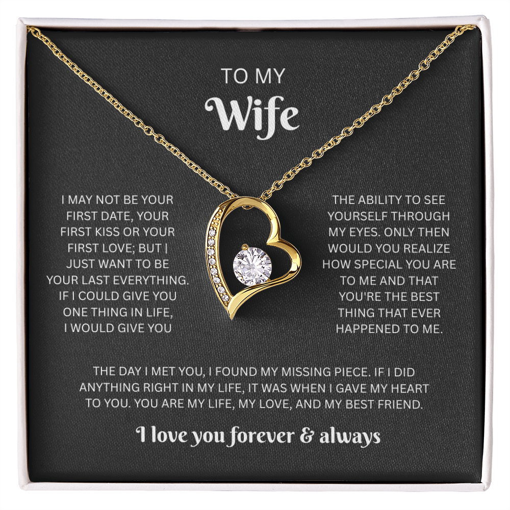 To My Wife (Forever Heart Necklace)