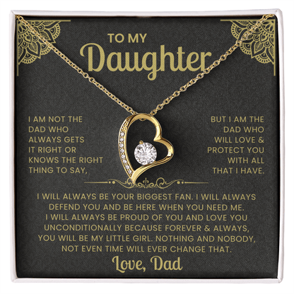 To My Daughter Necklace (But I Am The Dad That Will Love)