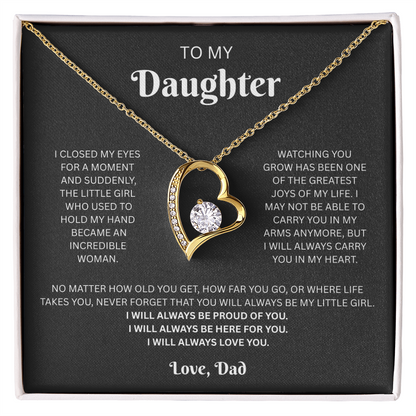 To My Daughter (I Closed My Eyes) From Dad