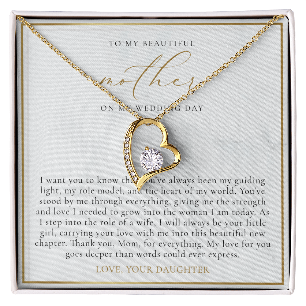 Mother Of The Bride Gift - Forever Love Necklace