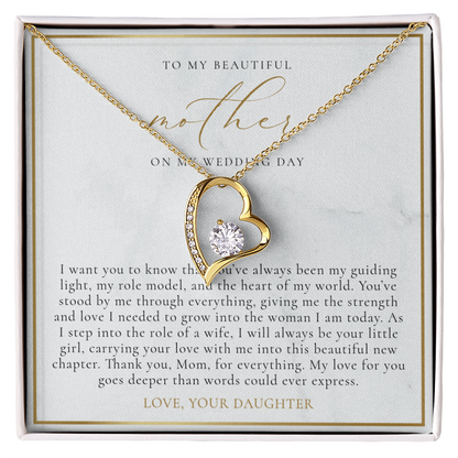 Mother Of The Bride Gift - Forever Love Necklace