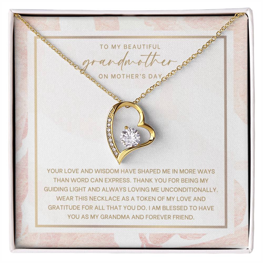 Blush Grandmother Mother's Day Necklace