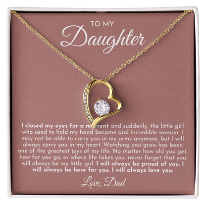 To My Daughter (I Closed My Eyes) From Dad
