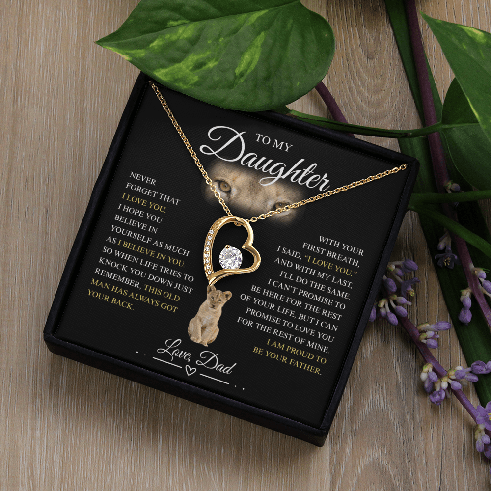 To My Daughter - Forever Love Necklace