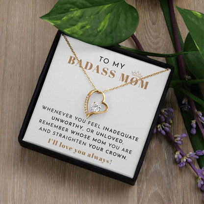 To My Badass Mom Necklace