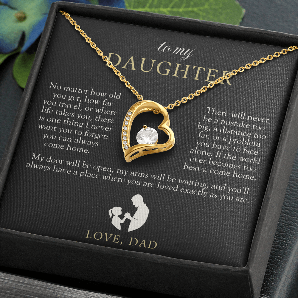 To My Daughter From Dad | Come Home Necklace