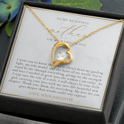 Mother Of The Bride Gift - Forever Love Necklace