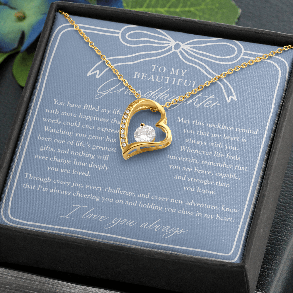 To My Granddaughter | My Heart Is Always With You Dusty Blue