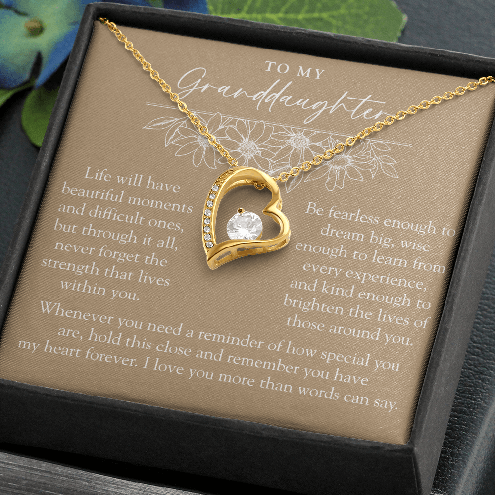 To My Granddaughter | Your Greatest Strength Sunflower