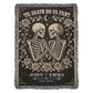Skeleton Couple Till Death Blanket