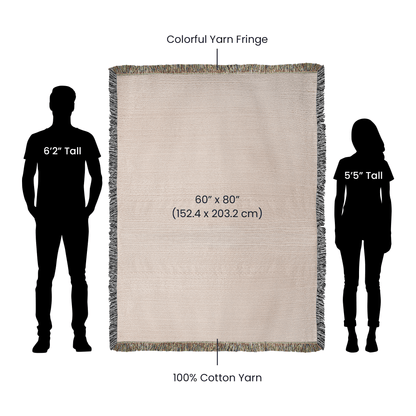 Skeleton Couple Till Death Heirloom Woven Blanket