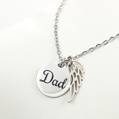 To My Daughter From Dad | With You Always Memorial Necklace