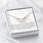 To My Daughter From Dad | With You Always Memorial Necklace