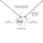 To My Child From Dad | Love Too Powerful Memorial Necklace