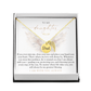 To My Daughter From Dad | With You Always Memorial Necklace