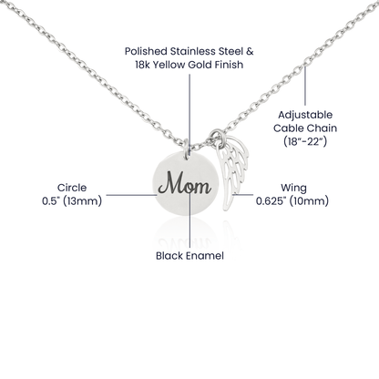 To My Daughter From Mom | Always With You Memorial Necklace