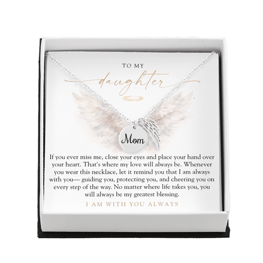 To My Daughter From Mom | Always With You Memorial Necklace