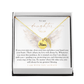 To My Daughter From Mom | Always With You Memorial Necklace