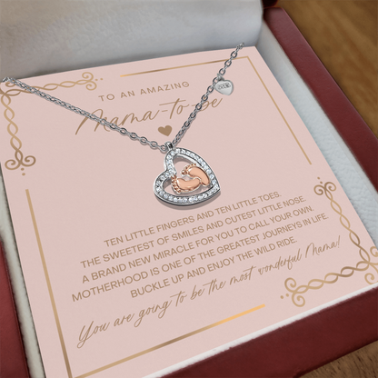 Mama To Be Baby Feet Necklace | Ten Little Toes