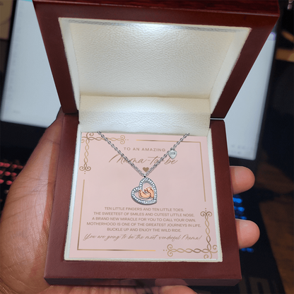 Mama To Be Baby Feet Necklace | Ten Little Toes