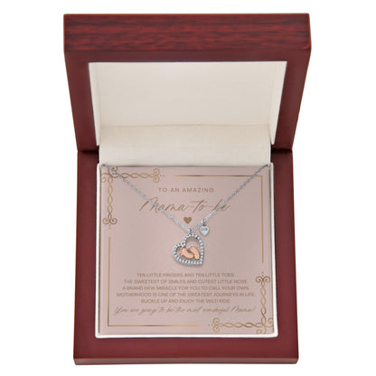 Mama To Be Baby Feet Necklace | Ten Little Toes