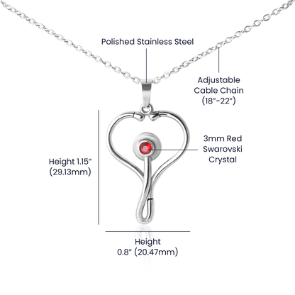 3 A.M. Nurse Stethoscope Necklace
