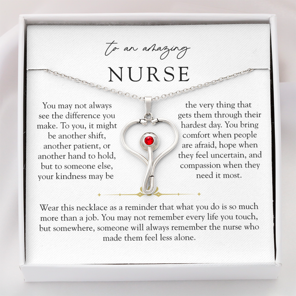 Amazing Nurse HeartScope Necklae