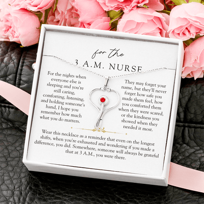 3 A.M. Nurse Stethoscope Necklace