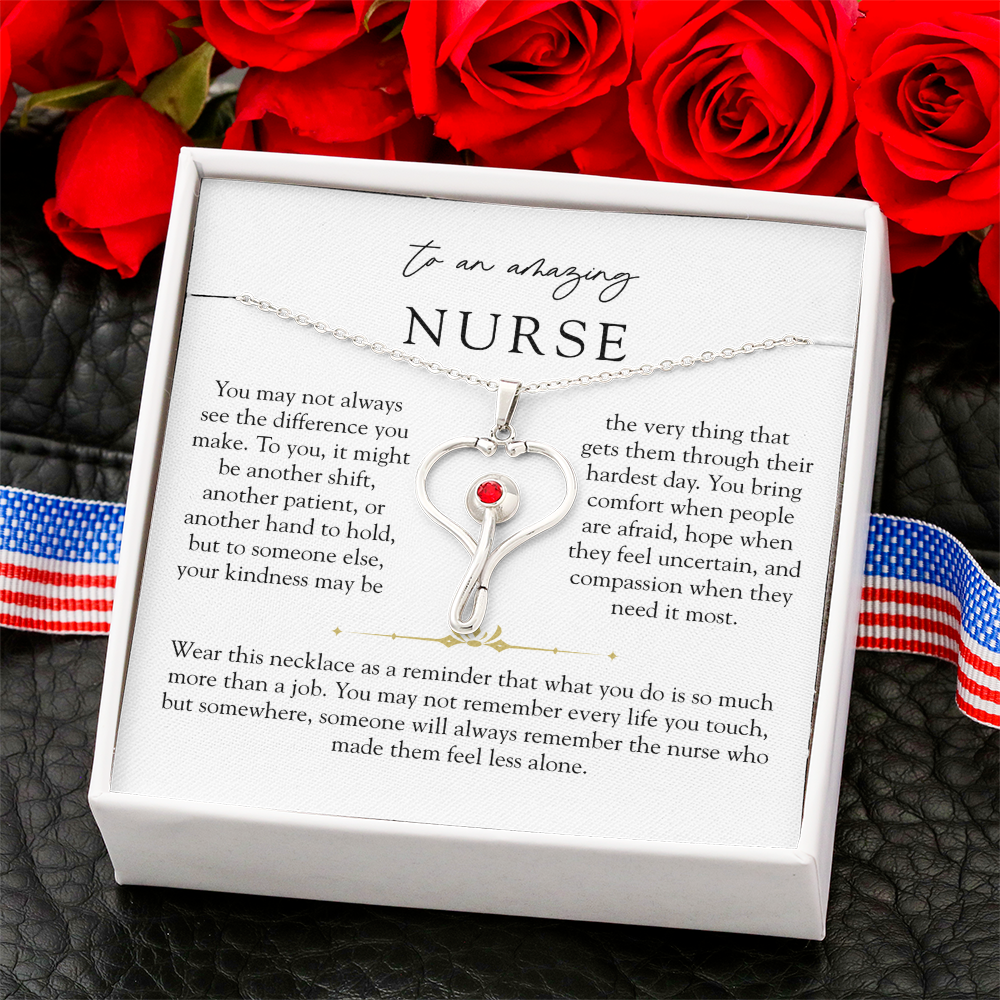 Amazing Nurse HeartScope Necklae
