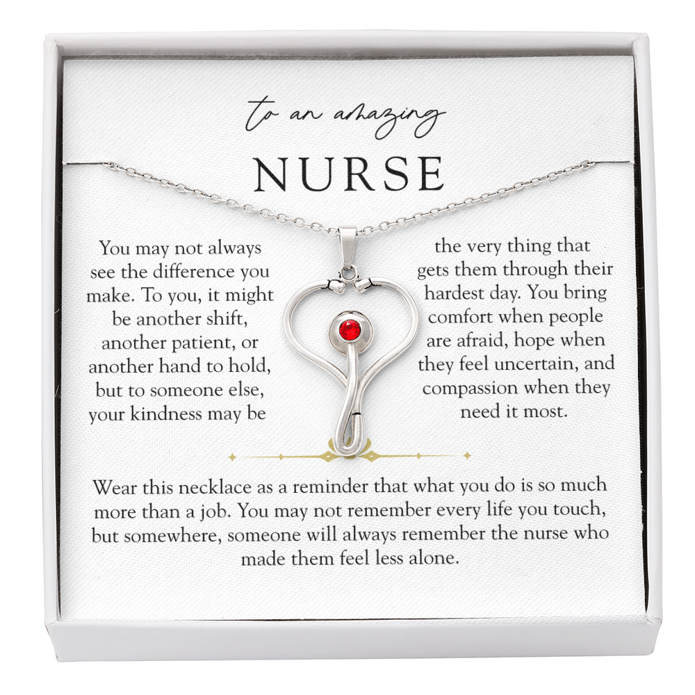 Amazing Nurse HeartScope Necklae