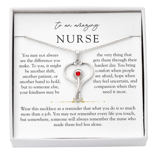 Amazing Nurse HeartScope Necklae
