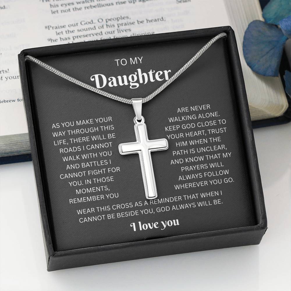 Daughter Cross Necklace | Wherever You Go