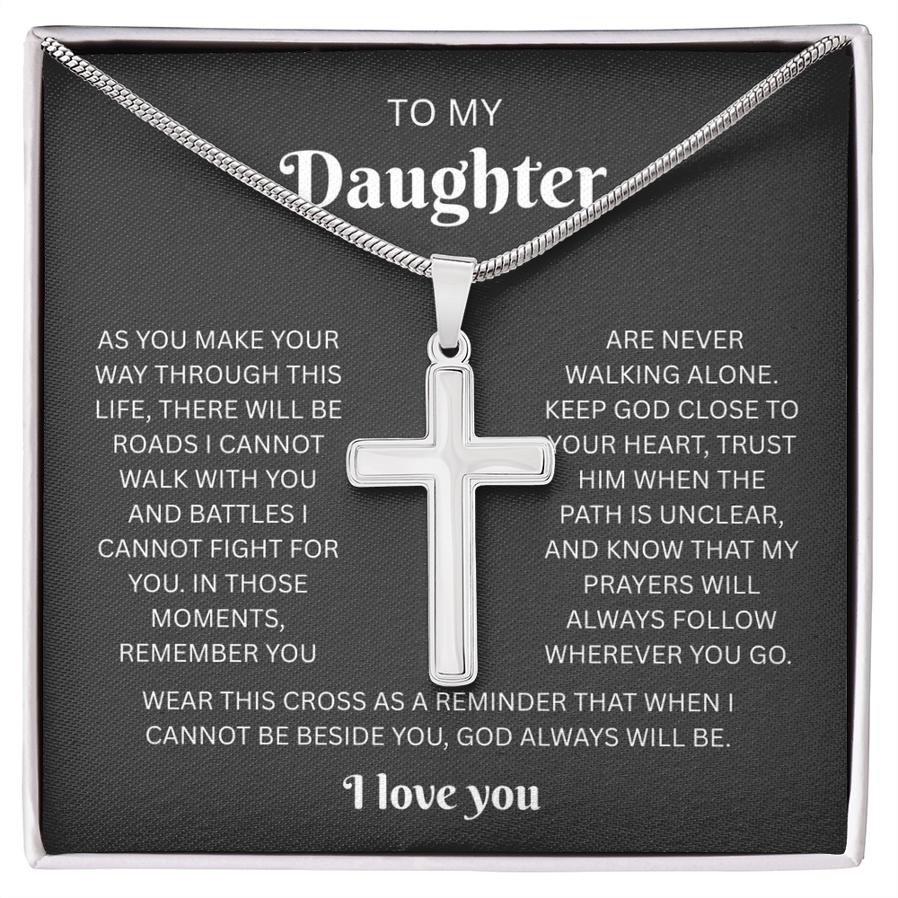 Daughter Cross Necklace | Wherever You Go