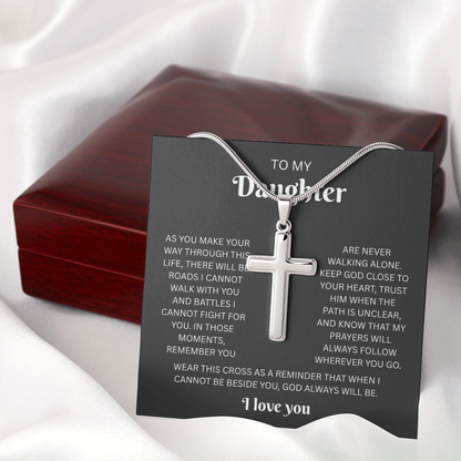 Daughter Cross Necklace | Wherever You Go
