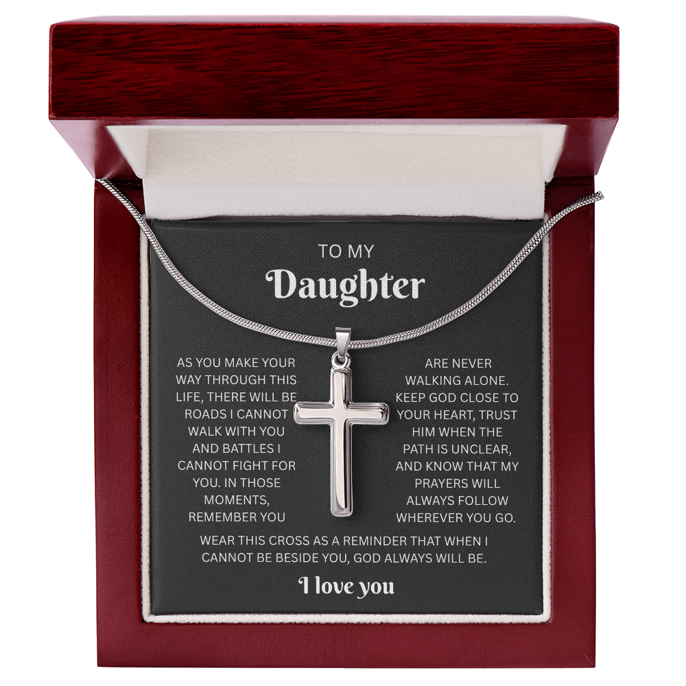 Daughter Cross Necklace | Wherever You Go