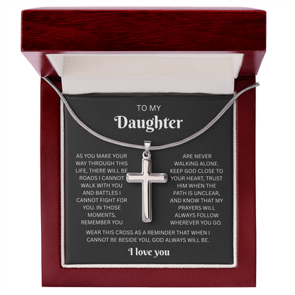 Daughter Cross Necklace | Wherever You Go