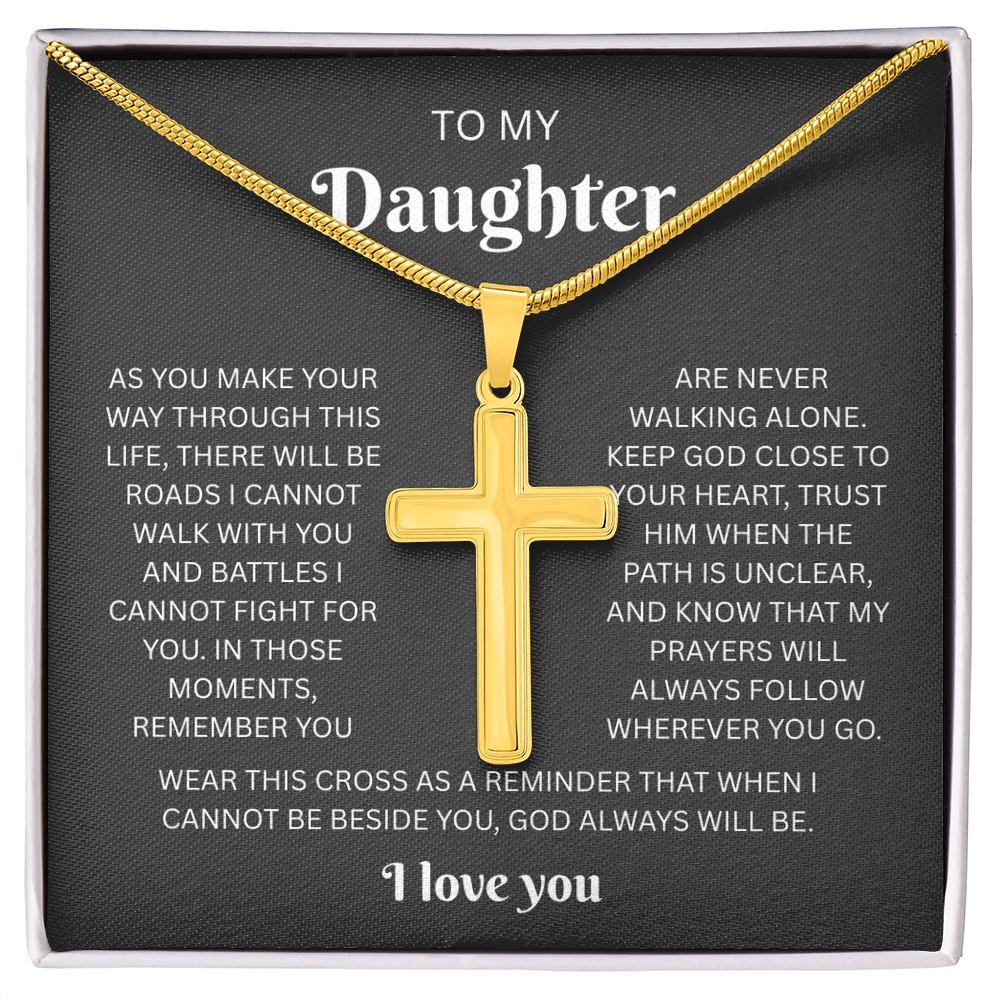 Daughter Cross Necklace | Wherever You Go