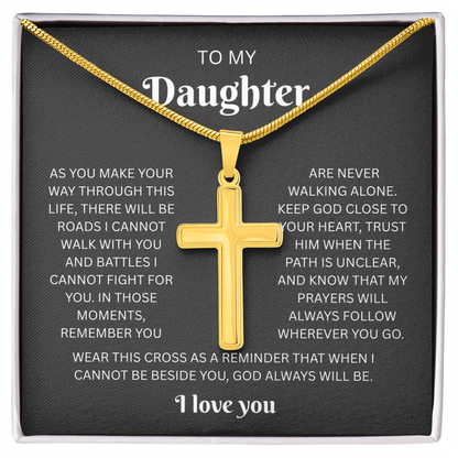Daughter Cross Necklace | Wherever You Go