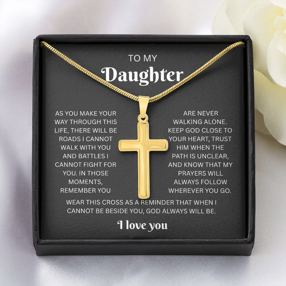 Daughter Cross Necklace | Wherever You Go