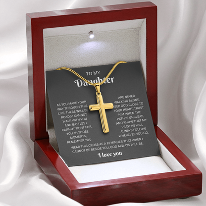 Daughter Cross Necklace | Wherever You Go