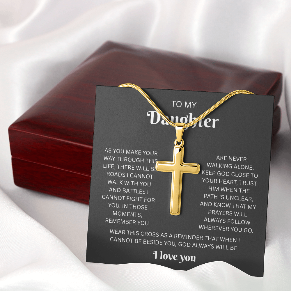 Daughter Cross Necklace | Wherever You Go