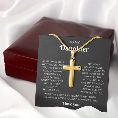 Daughter Cross Necklace | Wherever You Go