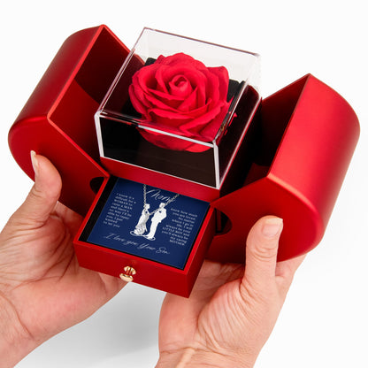To My Mom Gift From Son Rose Box Set