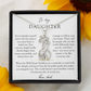 To Daughter From Dad Wild Heart Giraffe Necklace