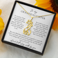 Granddaughter Wild Heart Giraffe Necklace